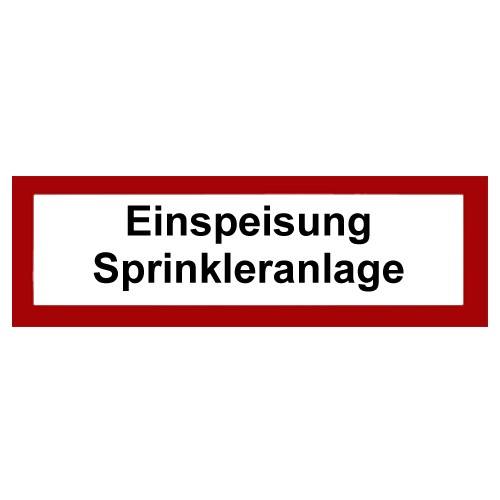 Einspeisung sprinkleranlage - einspeisung,