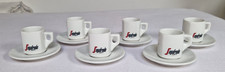 6 Stück Segafredo Espressotassen Tassen mit Untertassen / Unterteller