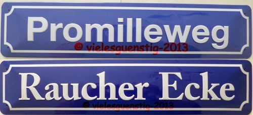 Blechschild straßenschild - blechschild,