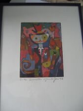 Bild, Radierung, Gerhard Hofmann, "Kavalier", 1997