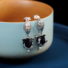 I03 Ohrring Fuchs mit