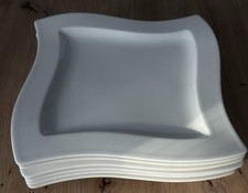 Villeroy & Boch 1748 SPEISETELLER Weiß NewWave 27 cm 6 Stück