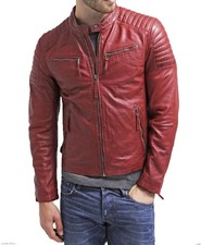 Herren Lederjacke echtes