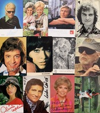Konvolut Musik • retro • Schlager • 12 Original-Autogramme, handsigniert • 
