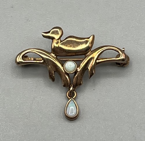 Antike jugendstil brosche 925 - jugendstil,