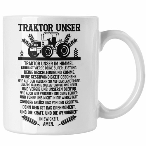 Traktor unser tasse - traktor,