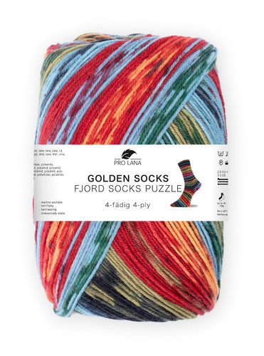 100g pro lana fjord socks - 100g,