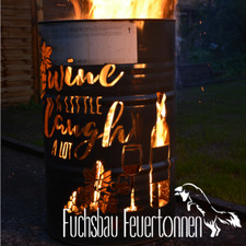 Feuertonne wein ölfass - feuertonne,