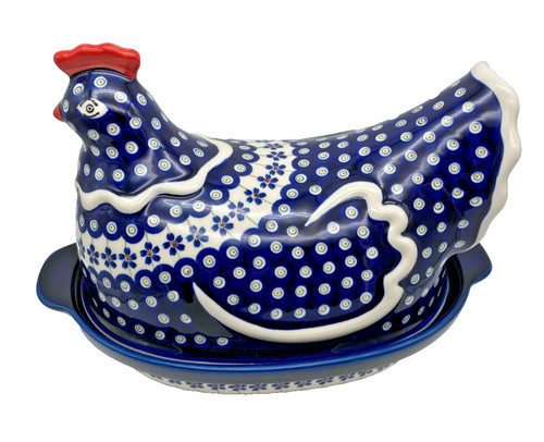Bunzlauer keramik huhn - bunzlauer,