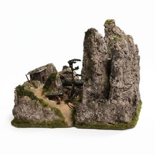Diorama H0/1:87 Grubenschacht Bergwerk Berg Fels/Granit Struktur#patiniert