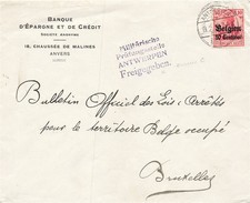 692321) dt. Bes. Belgien 1.WK