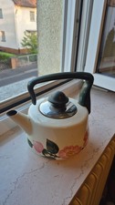 Villeroy & Boch Wasserkessel, Teekanne, Asta Wildrose  Emaille Vintage Teekessel