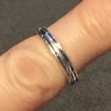 Silber Optik Ring Modeschmuck