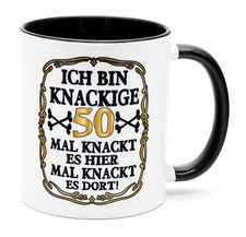 Geschenkidee zum 50. Geburtstag Frau Mann Tasse lustige Arbeitskollegen Kollegin