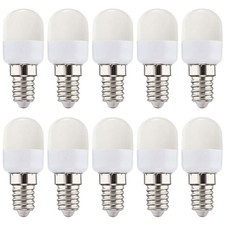 10 x LED T26 Kühlschranklampe 1,5W = 15W E14 matt 135lm 927 warmweiß 2700K Ra>90