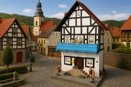 3108 reliefhaus fachwerk nys - 3108,