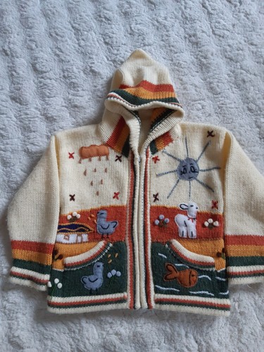 Strickjacke aus peru größe - strickjacke,
