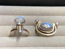 Set Ring mit Kettenanhänger