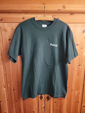 Spaßartikel T-Shirt, Polizei Verkleidung neuwertig grün, M