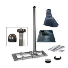 Herkules Auf/Dach-Sparrenhalter Mast Sat-DVBT Halter inkl. Montage-Set