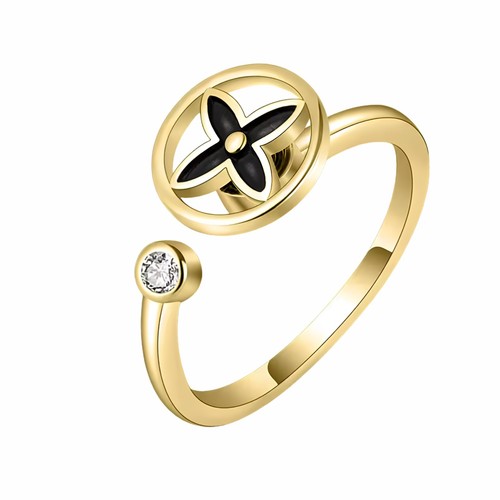 Kleeblatt blume spinner ring - blume,