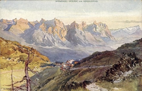Künstler compton edward - künstler, ak