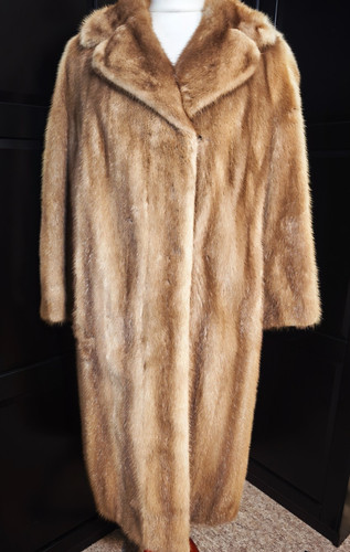Damen nerz pelz mantel l - damen,