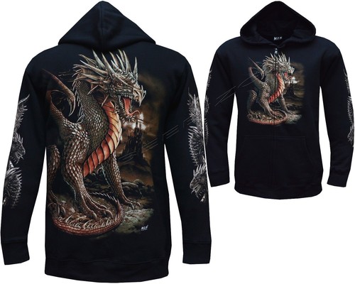 Zip hoodie dragon fabeltier - zip,