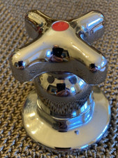 Oberteil Unterputz Sanitär Messing verchromt schwere Ausf. 70er Jahr