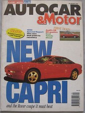 AUTOCAR magazine 22/1/1992