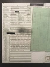 Karmann Ghia Typ 14 1969 Dokumente Papiere Fahrzeug KFZ Brief Kraftfahrzeugbrief