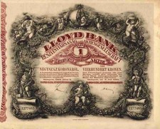 Lloyd Bank AG 1923 Budapest