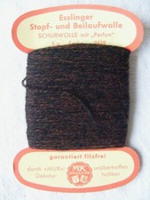 Stopfgarn meliert braun  Esslinger Wolle Garn Stopfwolle Beilaufgarn alt basteln