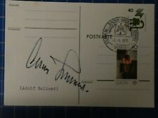 Autogramm Karte Adolf Galland Baden Baden 1975 H-18970