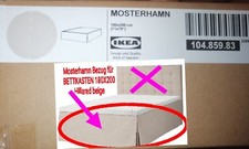 Ikea Mosterhamn Bezug für