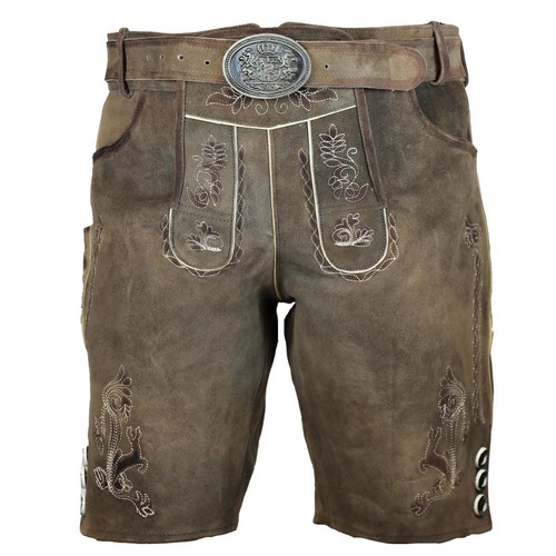 Herren lederhose andreas braun - herren,