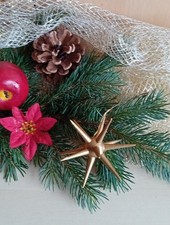 Holz Stern Erzgebirge Gold