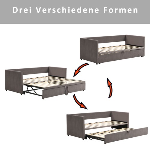Tagesbett ausziehbar - tagesbett,