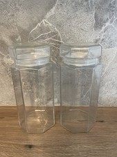 Luminarc Octime France 2 hohe Vorratsgläser Vorratsglas Glas Gläser Set Dosen