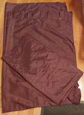 2 Schlaufen Schals Gardinen 140 cm breit - 225 cm lang - Schlaufenlänge 10 cm