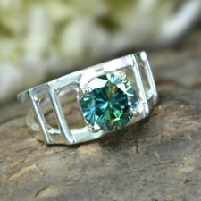 3 Ct Blauer Behandelter