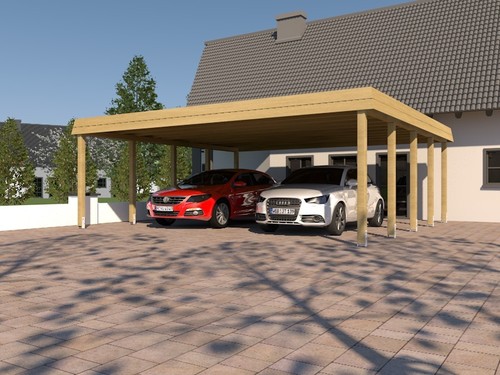Carport walmdach sauerland - carport, iv