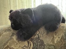 Plüschtier katze liegend - liegend,