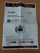 Used Sammler Ticket 2024/25 UEFA EL Eintracht Frankfurt Tottenham Hotspur E-tix