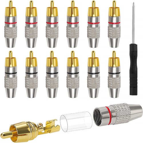 Rca stecker loetfrei stueck - 12,