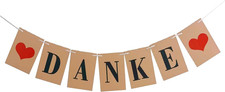 Vintage Danke Girlande Banner