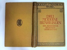 Drei moderne Erzählungen : Der Sündenbock - Richtfest - Quarantäne Strindberg, A