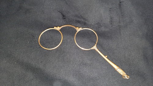 Stielbrille klappbar antik - stielbrille,