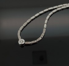 Kette aus Weißgold, massiv