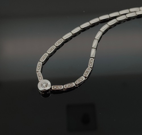 Kette aus weißgold massiv - weißgold,,